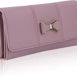Women's Purple Wallet Hand Clutch with 4 Card Pockets-27