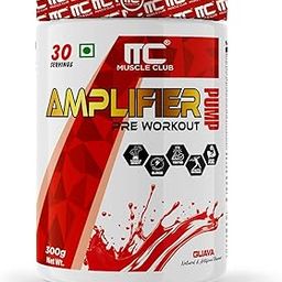 MuscleClub Amplifier Pre workout | 30 Serving, Guava | Pre workout Supplement Supports to Improve Focus, Strength, Energy 300g, Lab Report | Beta Alanine, Caffeine, Creatine, L-Arginine & Vit B3-image-55