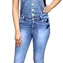Dungaree for Womens (Size 32 Womens-L) Light Blue-image-1