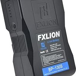 Fxlion BP-130S/9Ah Cool Black V Mount Battery 14.8V | Compatible with Broadcast, LED Light, Red, Camera, Godox LED Lights | Battery with D-tap Output Charger-picture-22