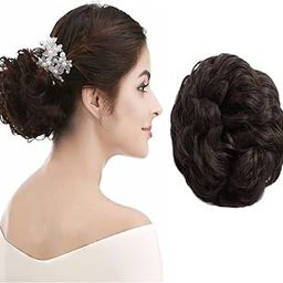 MoonEyes Juda Hair Bun Hair Piece Artificial Juda in Brown Color-image-65