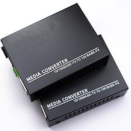 Single-Mode RJ45 to Fiber Media Converter 10/100 Mbps RJ 45 Port To 100Base-FX Fiber Up to 20KM-26