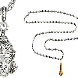Religious Spritual God Hanuman Bajranbali Pendant Temple Jewellery Necklace Pendant Locket for Men | Women | Boys | Girls-image-53