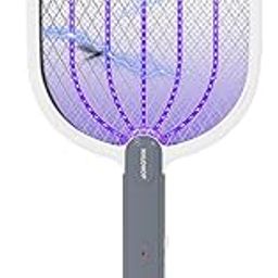 Halohop Mosquito Bat with UV Light Lamp, 2 in 1 Mosquito Racket USB Rechargeable - Bug Zapper Electric Fly Swatter with Base Stand - Mosquito Killer Racket with Lithium-ion Battery-image-71
