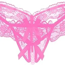 spiaty Women's Nylon & Lace Thong Panties (Pack of 1)-picture-46