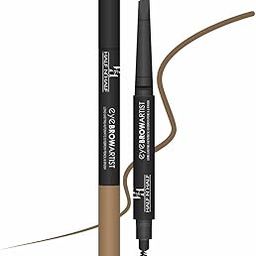 Half N Half Eye Brow Artist Long Lasting Automatic Eyebrow Pencil & Brush | Sleek spoolie brush | Long-Lasting & Natural looking results | retractable pencil easy to use | Perfect arch - Brown-image-53
