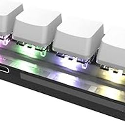 Club Bollywood®Keyboard Portable RGB Led Replacement OSU 4 Keys for Vista Gaming Drawing White| Keyboards, Mice & Pointers |• Computers/Tablets & Networking|1 Piece Keyboard-12