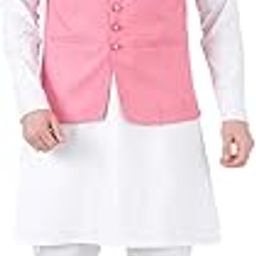 Men's Nehru Jacket/Waistcoat/Modi Jacket Cotton Fabric/Men 's 9 Button Nehru Jacket Kurta Set with Hanky-image-38