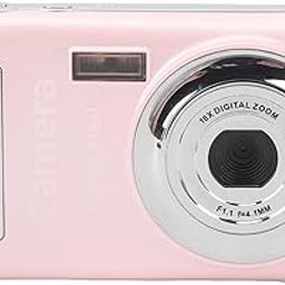Digital Camera, 16MP 1080P Pocket Compact Camera with 2.4 Inch Screen, 16X Zoom Autofocus, Anti Shake, Portable Vlogging Camera, for Boys Girls Kids (Rose)-image-62