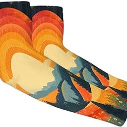 Scenery Sunrise Men's and Women's Sunscreen Sleeves Sunrise View Compression Arm Sleeves - UV, Tattoo Coverage-image-46