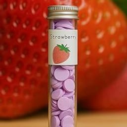 Paper soap | Disposable Mini Soap Paper Scented | Flower Design Tube Shape Bottle Paper Soap For Travel | Portable Flower Tube Petals | Paper Soap For Travelling Target Audience Keywords: Unisex Adult, Kids (2025) (4, Strawberry)-image-36