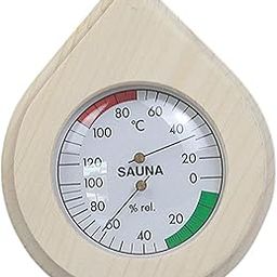 Wood Grain Sauna Thermometer Hygrometer Digital 2-in1 Sauna Room Durable C Yard, Garden & Outdoor Living | Pools & Spas | Sauna Parts & Accessories-12
