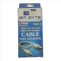 Bit Byte Type-C Fast Charging Cable, 2.4 Amp, 1 Metre Length, 100% Copper, Compatible with All Smart Phones-image-41