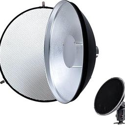 Godox AD-S3 Portable Beauty Dish + Honeycomb Cover for Speedlite Flash AD180 AD360 II-14