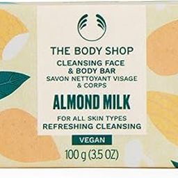 The Body Shop Almond Milk Cleansing Face and Body Bar, 100 G-16