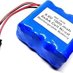 INVENTO 9V - 9.6V 1000 mAh Polymer Ni-Cd Rechargeable Battery 8 AA Cell Battery Pack for cordless phone Toy Car DIY Project-26