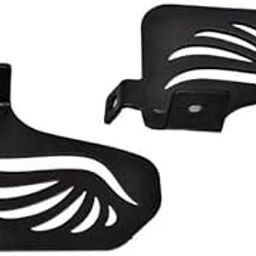 SELVIKE Pillion Wide Foot Rest Heavy Compatible for RE Himalayan BS4,BS6,RE Himalayan scram 411,RE Interceptor 650,RE Super Meteor 650(RIGHT+LEFT), BLACK-30