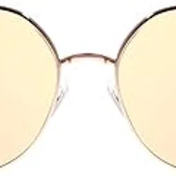 chilli beans Eyewear | Golden Lens | Golden Frame | Full Rim Round Shape Branded Latest and Stylish Sunglasses | 100% UV Protection | Womens Sunglasses| Size Small | OCMT32279521-picture-10