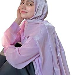 Women's Shimmer Shifon Hijab – Soft Lightweight Scarf | Elegant Glossy Finish | Perfect for Casual-image-98