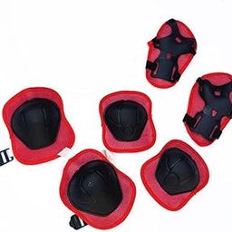 CALANDIS™ 7 Pieces/Set Bike Cap Roller Skating for Cycling Rollerblading Red | s | s & Protective Gear | Cycling-picture-2