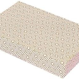 LINE 'N' CURVES Empty Sweets Packaging Gift Boxes (450 grms Size) Wedding Return Gifts, 4 Partition Tray, Set of 5 Boxes-49
