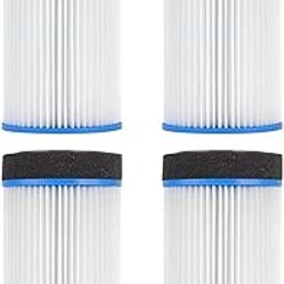 Clear Choice Pool Spa Filter 4.50 Dia x 7.80 in Cartridge Replacement for Spa-in-a-Box M-SPA Spa2Go Baleen AK-LGFPKWS, [4-Pack]-picture-22