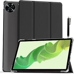 ProElite Case Cover for Realme Pad 2 11.5 inch Cover, Smart Flip Case Cover for Realme Pad 2 11.5 inch Translucent Back with Stylus Pen, Black-3