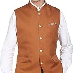 AD Men Regular Fit Nehru Jacket-picture-12
