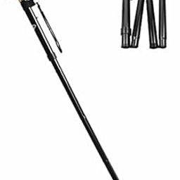 Nema Folding Hiking/Trekking/Walking Stick - Black-image-12