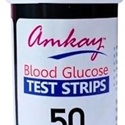 AmkayGluco Blood Glucose Test Strips – 50 Count Compatible with Amkay Glucometer Accurate & Easy to Use-11