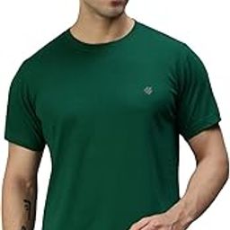 Men's Half Sleeves Round Neck 100% Cotton T-Shirt-image-45