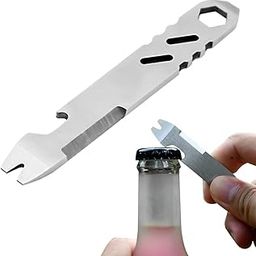 Proberos® 6-in-1 Multi-Tool Gadget, Stainless Steel Pocket Knife with Screwdriver, Bottle Opener for Camping Travel Accessories Outdoor Gear-10