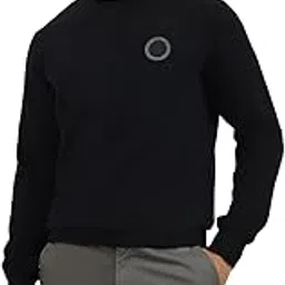 United Colors of Benetton Regular Fit Crew Neck Solid Branded Interlock Sweatshirt-picture-32