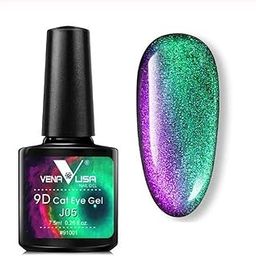 Venalisa 9D Cat Eye Nail Gel Polish Galaxy Magnetic UV/LED Soak Off 7.5ml 9D Art Polish Galaxy Magnetic UV LED Gel Nail polish (V-9D-7.5ml-J05)-8