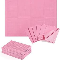 MAYCREATE® Disposable Nail Art Table Towels Mat, Reusable Tissue Waterproof Nail Tips Art Paper 12.7" x 17.9" Waterproof Clean Pads Foldable Nail Tips Art Table Cushion for Salons-43