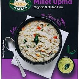 Millet Amma CERTIFIED ORGANIC Millet Rava Upma Mix | 250 GMS Pack | 92% Millet Content | Easy & Ready to Cook | Instant Millet Breakfast Mix | Rich in Protein & High Fiber | 100% Vegan |-picture-3
