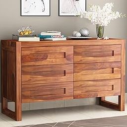 AMBICA WOODMART Sheesham Wood Chest of Drawer | Cheast of Drawer for Storage and Spacious Dresser for Hall Home Office Furniture, Kitchen Cabinet|Colour (Brown) Finish (Honey) A5-image-113