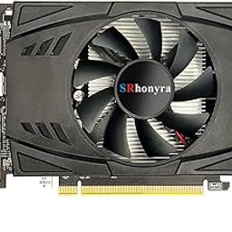 SRhonyra RX 550 Gaming Graphics Card AMD Radeon GPU 4GB GDDR5 128 Bit PCI_E_x16 Video Card DP DVI HDMI Outputs Pcie 3.0 X8 Powered-24