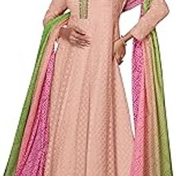 Georgette Free Size Embroidered Salwar Suit For Women-image-16
