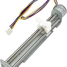 DC 5V-9V 12V 2 Phase 4 Wire Stepper Motor Linear Rail 90mm Stroke Lead Screw Linear Stage Actuator with Nut Slider Step Angle 18 Degree for DIY Laser Engraving Machine-28