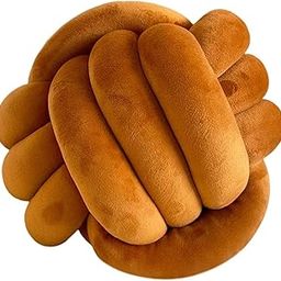 The Style Sutra Round Knot Ball Pillow Round Photography Props for Home Decoration 22cm Caramel|Home & Garden | Home Decor | Pillows|1Soft Knot Ball Pillow-image-65