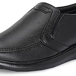 Men's Formal Shoes | Elegant Slip-On Derby for Business & Casual Wear | Premium Craftsmanship for a Stylish & Sophisticated Look | Cushioned Insole for All-Day Comfort & Support-image-65