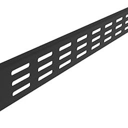 Jingchengmei 1U Hinged Blank Rackmount Panel Spacer - Metal Vented Blank Panel for 19 Inches Server Rack or Network Cabinet with Hinged Side (1UVBPHN, Black)-28