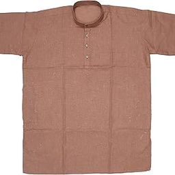 Men's Regular Fit Cotton Short Kurta-image-19