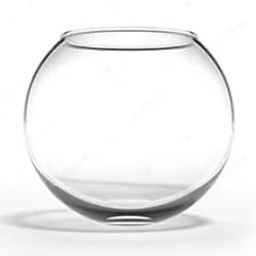 CAS Glass Fish Bowl 3.2 litres (8INCH, Without Neck Collar (W/C))-23