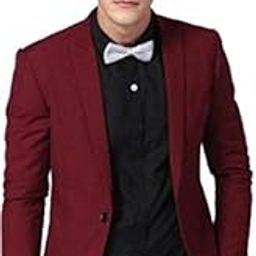 Mens Red Blazer Size 38 (L-BLZ_MAROON1_38)-image-22