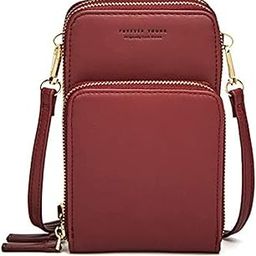 Small Leather Crossbody Phone Bags for Women with Card Slots, 6.5“ Cell Phone Purse Wallet Shoulder Bags for Travel by-image-64