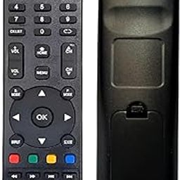 RAVIAD Comaptible for Intex Tv Remote Original Replacement for Model, 3201 3204 3214 3250 3253 3254 Television- Match Remote Control by Each Keys Perfectly-(Black)-13