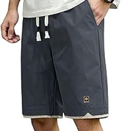 Men's Cotton Shorts | Half Pants | Nikker | Stretchable Lounge Wear (Casual | Summer | Bermuda) (Shorts-35-38)-image-77