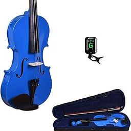 Kadence, Vivaldi 4/4 Violin With Bow, Rosin, Hard Case, Tuner V001-C (Blue) (Combo)-picture-19